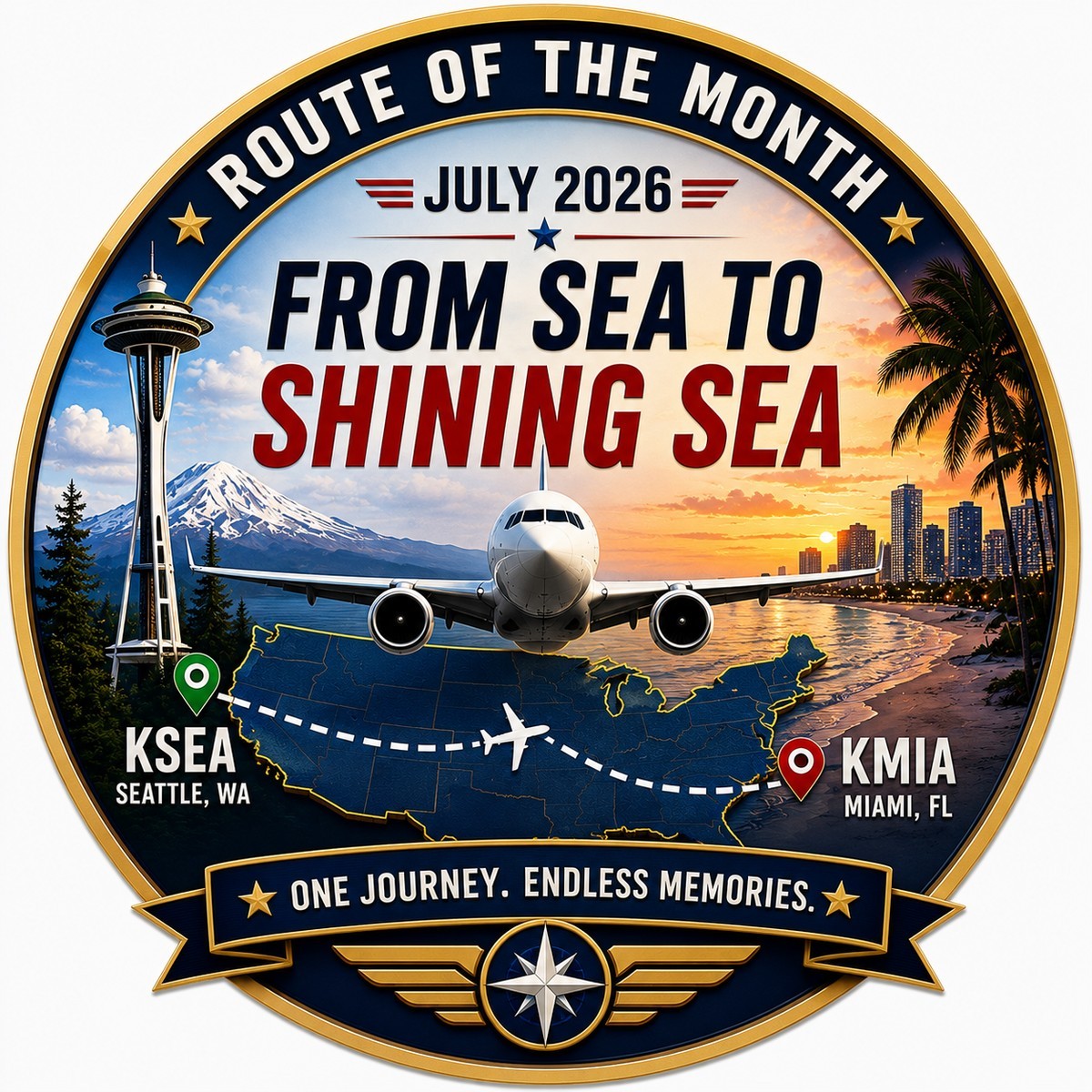 KSEA to KMIA